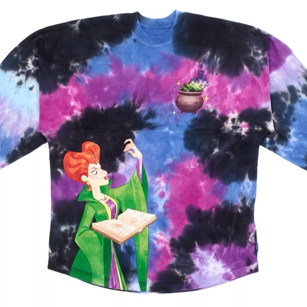 New! Hocus Pocus Disney Parks Tie-dye Spirit Jersey